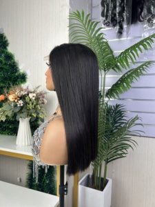 100% Raw <b>Human</b> Hair High Density double drawn 5*5 bob <b>wig</b> - Product Image 2