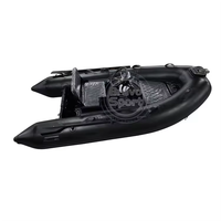 Petit bateau pneumatique semi-rigide de 10 pieds (300 cm) en Hypalon/PVC, coque double en aluminium