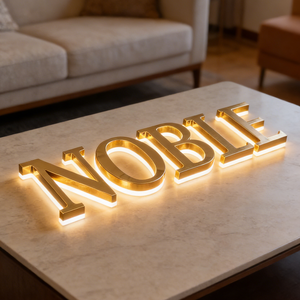 Letrero Luminoso 3D <span class=keywords><strong>para</strong></span> Exteriores, Letras de Canal con Logotipo, Letrero Acrílico LED, Letrero Publicitario Iluminado <span class=keywords><strong>para</strong></span> Negocios - Product Image 2