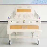 Manuelles Medizinisches Pflegebett mit Doppelfunktion Hochleistungsfähiges Multifunktionales Design für Krankenhaus-Klinikstationen Patientenversorgung
