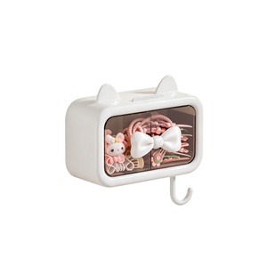 <span class=keywords><strong>Caja</strong></span> de Almacenamiento de Plástico <span class=keywords><strong>para</strong></span> Accesorios de Cabello Infantiles con Diseño de Dibujos Animados, Estante de Pared de PP <span class=keywords><strong>para</strong></span> Diademas y Joyas - Product Image 4