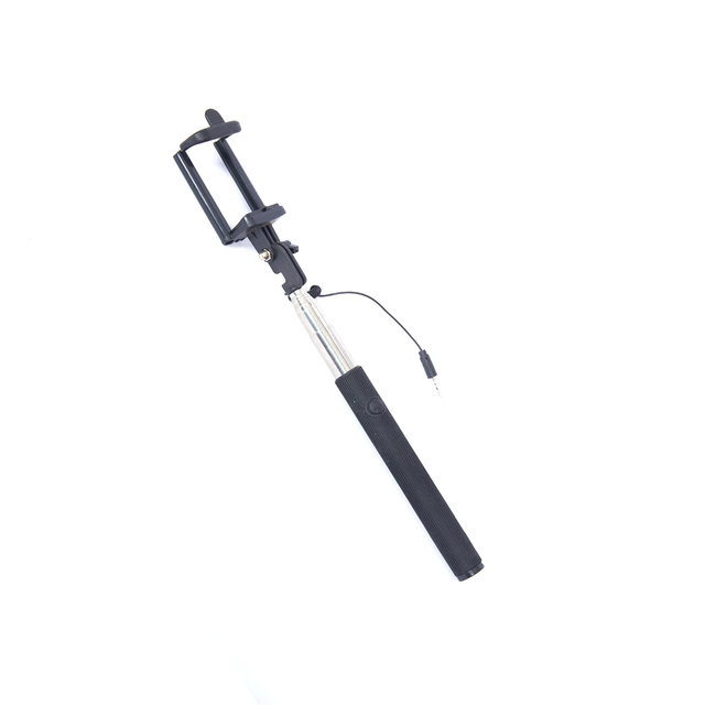 Portable Flexible Universal Wired Selfie Stick Monopod 360 Degree Rotation Fill Light Mini Selfie Stick Mobile Phone Desk Use
