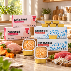 อาหารแมวสูตรไก่และ<span class=keywords><strong>ปลา</strong></span>ข้าวฟ่าง 35 กรัม*6 กระป๋อง อาหารแมวซอสธรรมชาติ - Product Image 3