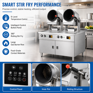 Máquina de Cocina Automática Inteligente de Alta Eficiencia con Doble Cabezal y Rotación, Tipo Gabinete, para Cocina Comercial - Product Image 2