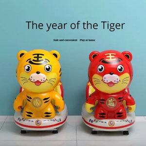 Diversión Comercial MP5 Pantalla <span class=keywords><strong>Fortune</strong></span> Tiger Animal Kiddie Ride Rocking Machine Monedas para niños - Product Image 5