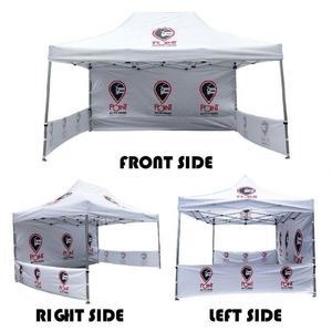 Carpa de Toldo Impresa Personalizada Resistente a los Rayos UV de 10x15 pies, Gazebo Plegable para Eventos Corporativos al Aire Libre - Product Image 4