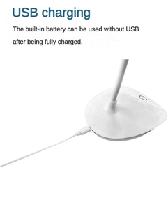 Lámpara de estudio inalámbrica plegable 2024, lámpara de escritorio de mesa <span class=keywords><strong>Led</strong></span> recargable por <span class=keywords><strong>USB</strong></span> portátil para sala de lectura de cabecera - Product Image 5