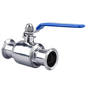 Válvula de Bola Sanitaria de Acero Inoxidable, Tipo Bridado Manual, para la Industria de Alimentos, Bebidas, Lácteos y Agua, con Soporte OEM - Product Image 2