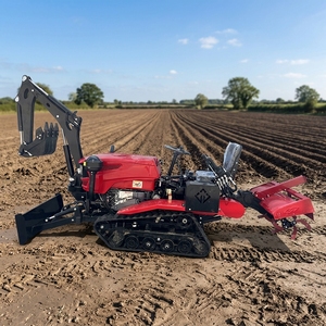 Tractor Agrícola 4x4 de 25HP-130HP con Rotocultivador, Caja de Cambios y Motor Multifuncional, con Bomba y Motor Incluidos - Product Image 2