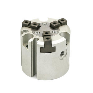 Accessoires pour bras robotisé : Cylindre pneumatique à doigts de type GMHS3, Mandrin à trois griffes pneumatique, Pince pneumatique à ouverture et fermeture cylindriques - Product Image 1