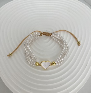 Pulseras Unisex <span class=keywords><strong>con</strong></span> Dije de San Benito, Jesús, Estrella y Corazón 2024, Nueva Tendencia <span class=keywords><strong>con</strong></span> Cuentas de Perlas, Joyería de Moda para Bodas, Niñas y <span class=keywords><strong>Amistad</strong></span> - Product Image 5