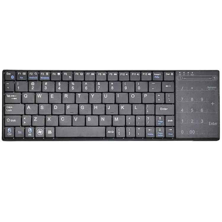 Atacado K-07 abs recarregável 2.4g teclado sem fio para laptop pc teclado