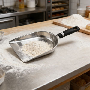 <span class=keywords><strong>Prix</strong></span> imbattable Spatule à glace en acier inoxydable durable, ustensile de cuisine et de bar pour fêtes, pelle à sucre, <span class=keywords><strong>farine</strong></span> et produits secs - Product Image 1