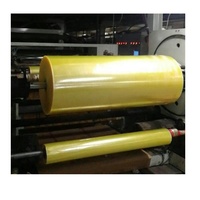 Ruban Bopp auto-adhésif brun jaunâtre transparent Opp Gum Jumbo Roll 1280 mm 4000 M