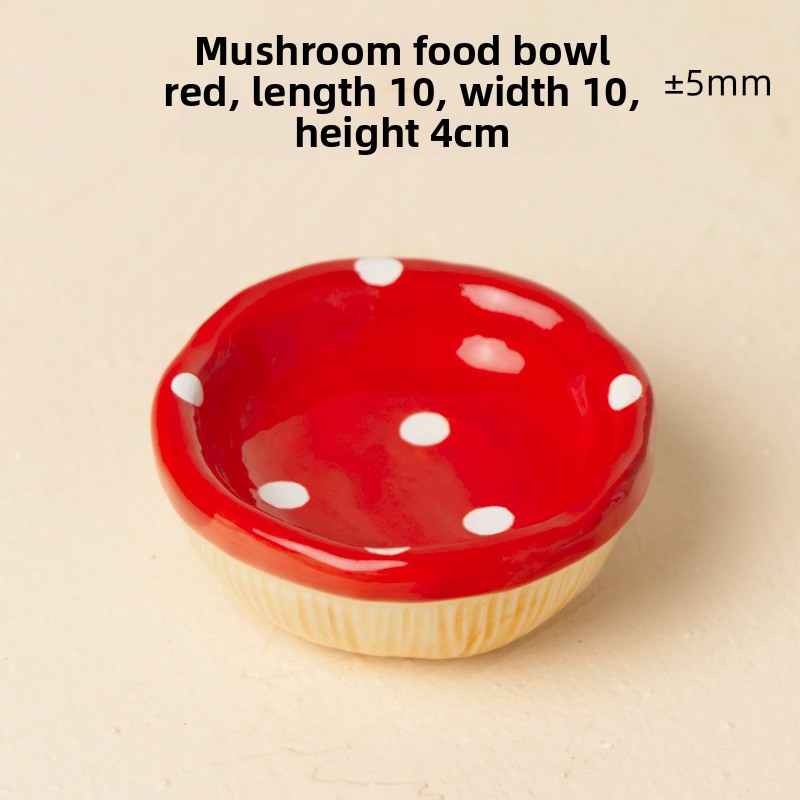 Mushroom bowl-Red