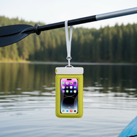 Sac étanche pour téléphone portable Yuanfeng, écologique, pour la plage, la piscine, avec clip ABS, écran tactile, 6,5 pouces