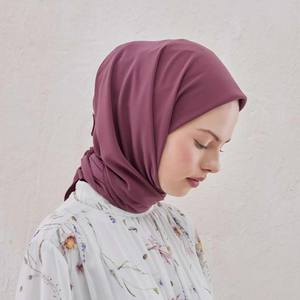 2025 Hijab de gasa largo transpirable liso de elegancia instantánea más vendido sin arrugas de secado rápido fácil de cuidar para mujeres musulmanas esto - Product Image 2