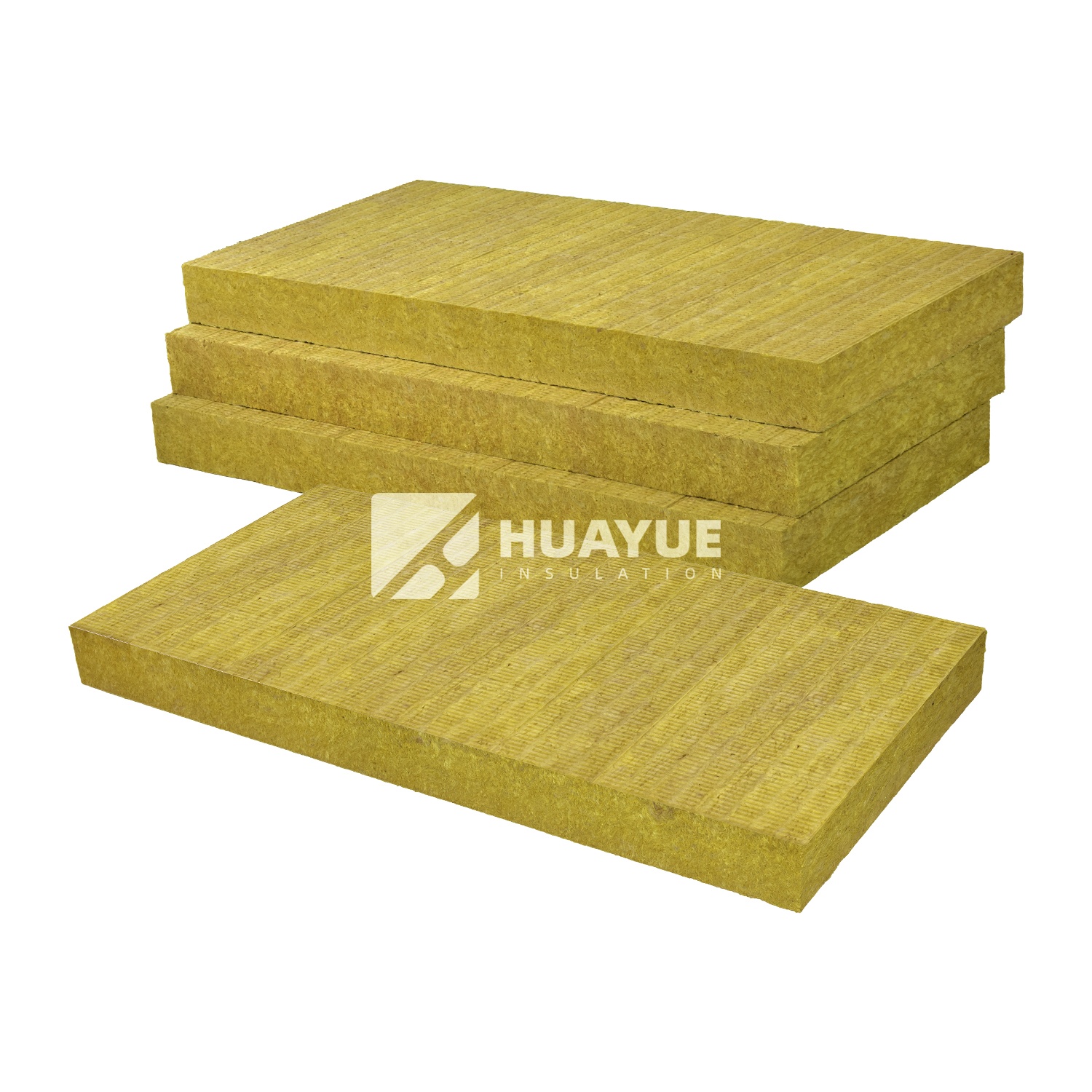 HUAYUE Excellent Quality Waterproof Mineralwool Insulation Rock Wool at 80kg M3 Premium Heat Insulation Materials
