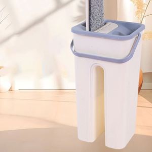 专业家居清洁套装 家用厨房地板清洁工具 自洗式魔术清洁平拖把 免手洗拖把带桶 - Product Image 4