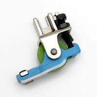 Pied presseur pour machine à coudre industrielle JINZEN, nouveau modèle S518, pied presseur à roulette enduit pour fermeture éclair invisible