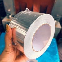 Ruban adhésif en aluminium de bonne qualité, flexible, à revêtement en polyéthylène simple face, avec adhésif acrylique/caoutchouc, pour la ventilation