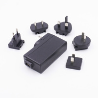 Adaptateur secteur interchangeable 15W 18W 24W 36W 200m Vpk-Pk US EU UK AU, prise AC, 5V 3A, alimentation médicale pour machine respiratoire