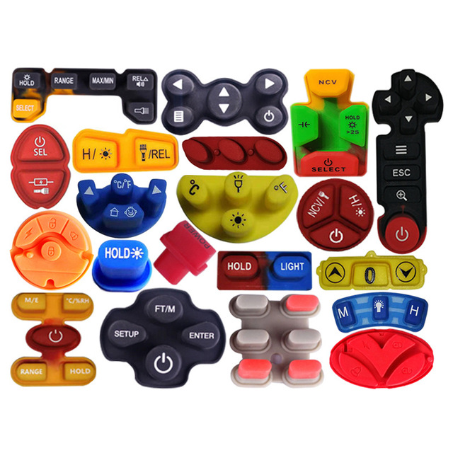 Custom Design Silicone Keypad OEM/ODM Service with Custom Logo Printing IATF16949 Certified MOQ 1000 for Electronics Appliances