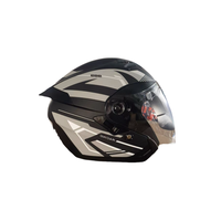 2025 haute qualité classique Double lentille ABS casque de moto détachable protège-dents DOT authentification casque de moto