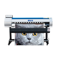 Imprimante jet d'encre éco-solvant Macro Color nouvelle génération 1,8 m 2 têtes I3200/XP600 haute performance pour étiquettes, bannières, autocollants vinyle – Garantie 1 an