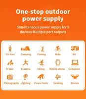Qualitäts sicherung Umwelt freundliches tragbares 500-W-Batteriegenerator-Kraftwerk für selbst fahrende Camping touren im Freien