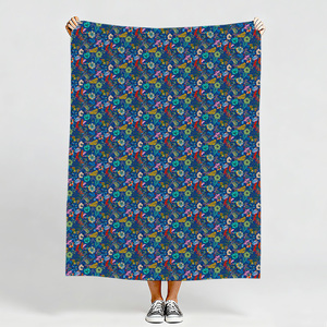 Tela Tana Lawn Floral de Alta Calidad con Estampado Digital Liberty para Ropa, Estilo Tropical y Bohemio, Suministro al por Mayor - Product Image 4