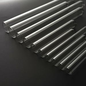 공장 직접 도매 실험실 일회용 소모품 유리 튜브 다양한 크기 15*100 12*75 투명 테스트 튜브 - Product Image 1