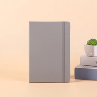 Carnets en cuir PU format A5, couverture rigide personnalisée avec logo en relief, 160 pages