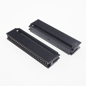 <strong>IDC</strong> Type Card Edge Slot 2.54 mm Pitch 50 Position <strong>Socket</strong> 1.27 mm Ribbon Cable Connector Board Gold Finger Receptacle HIF5D - Product Image 3