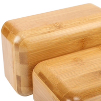 TOPKO – support de main antidérapant, brique d'entraînement de gymnastique, bambou naturel, recyclage, bloc de Yoga, brique de Pilates en bois massif, vente en gros
