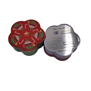 Boîte vide en métal d'emballage de biscuit de nouvelle forme de différents styles de luxe de haute qualité - Product Image 5