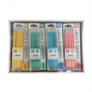 Lapiz Macaron 2B Pencils 10 Pieces Pack Of 12 Standard Pencils - Product Image 1