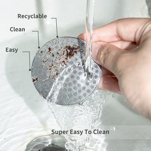 58.5 מ""מ 304 נירוסטה מסך מסנן קפה לשימוש חוזר מסנן רשת עמיד בחום מסך פאק להכנת קפה בריסטה - Product Image 3
