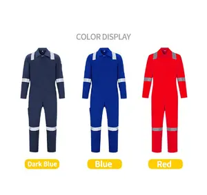 Conjunto de ropa de trabajo uniforme de seguridad de trabajo reflectante de reparación cómoda para soldador eléctrico