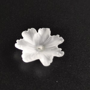 F21 10mm Flor de cuarzo esmerilado de siete pétalos hecha a mano - Product Image 2