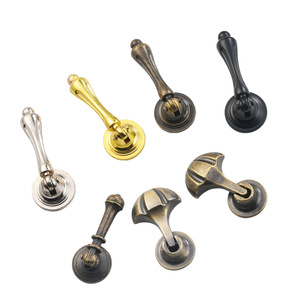 European Style Zinc Alloy Drawer Handle Lever Durable Cabinet Furniture Hardware - Product Image 5