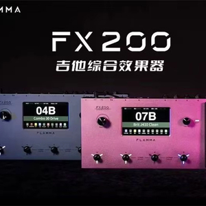Unité d'effets de guitare électrique <span class=keywords><strong>FLAMMA</strong></span> FX-200 avec interface tactile Haut-parleur Fabriqué dans le Hunan Métal et plastiques - Product Image 2