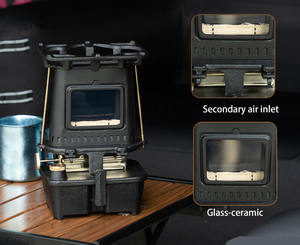 Pieghevole riscaldamento del fuoco lanterna di vetro finestra <span class=keywords><strong>cherosene</strong></span> lampada da campeggio esterno lampada <span class=keywords><strong>a</strong></span> <span class=keywords><strong>cherosene</strong></span> stufa - Product Image 1