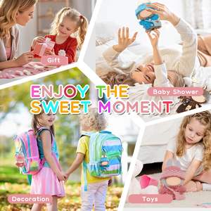 Costume de mode de luxe haut de gamme 3 ensembles de vêtements de poupée de 17cm ensemble de tenues de jouets de dessin animé pour la collecte d'affichage - Product Image 1