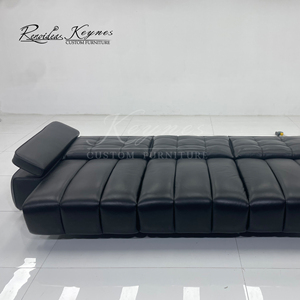 คีเนส โซฟาปรับเอนหนังแท้ โซฟาสามที่นั่ง เฟอร์นิเจอร์ห้องนั่งเล่น - Product Image 4