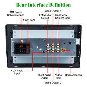 Radio con GPS para coche, Radio con reproductor MP5 Universal, 9 pulgadas, 1 Din, vídeo, FM, BT, Mirror link, pantalla táctil - Product Image 2