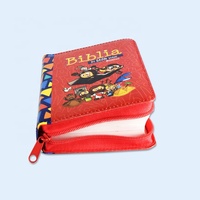 Mini Bible pour enfants avec sacs en cuir PU personnalisés / Impression de Bible à prix avantageux