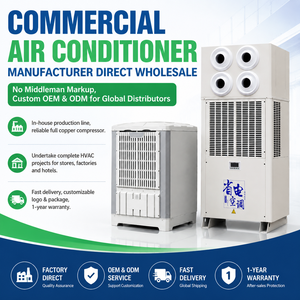 Climatiseur industriel vertical à fréquence fixe WHL-56ILS, ventilateur centrifuge à volume d'air ultra-élevé, climatiseur industriel - Product Image 4