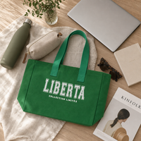 Sac d'épicerie en toile, tissu en toile durable, grande capacité, ouverture large, lavable et réutilisable pour le supermarché