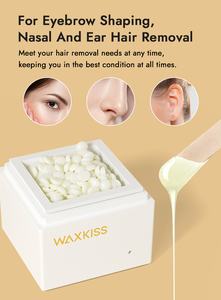 Waxkiss Vente à chaud Mini chauffe-<span class=keywords><strong>cire</strong></span> à piles Portable Nasal <span class=keywords><strong>Epilation</strong></span> des oreilles Réchauffeur de <span class=keywords><strong>cire</strong></span> Machine pour la mise en forme des sourcils - Product Image 4